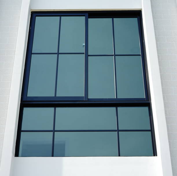 Black Glass facade of home