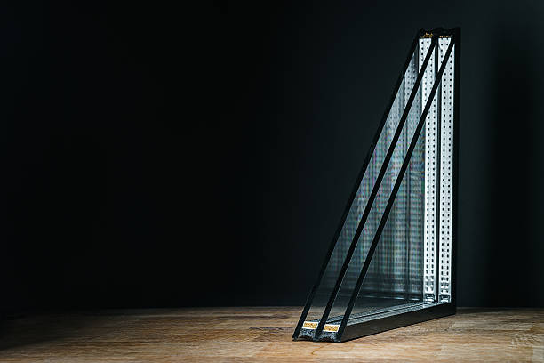 cut of triple glazing structure, energy efficient solution