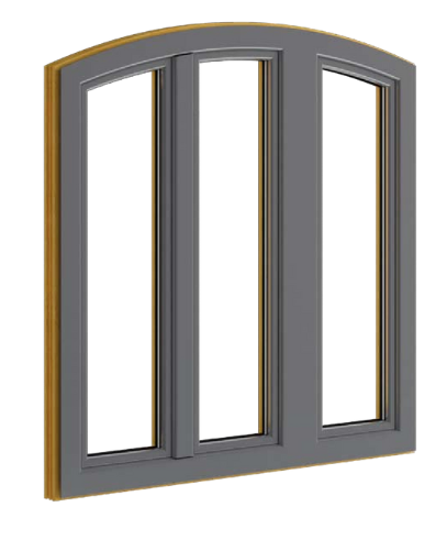 wood alu Windows frame 2